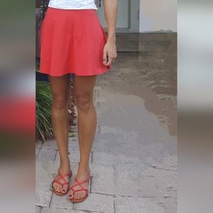 Deep orange formal shorts